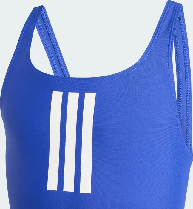 adidas 3-Streifen Badeanzug semi lucid blue/white (Junior)