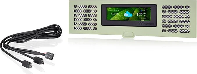 Thermaltake LCD Panel Kit 3.9" für Thermaltake The Tower 200, grün