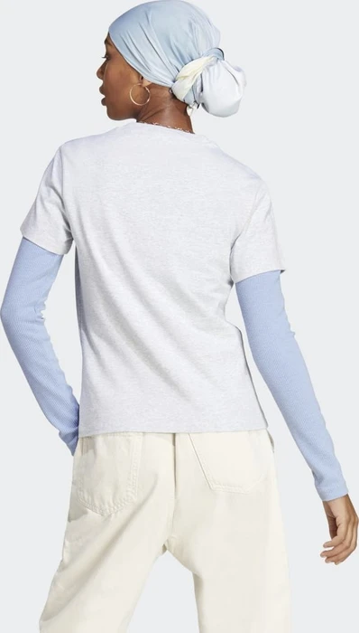 adidas Graphic T-Shirt kurzarm light grey heather (Damen)