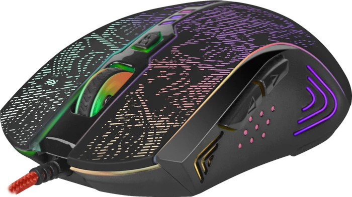 Defender OverLord GM-890 RGB Gaming Mouse schwarz, USB