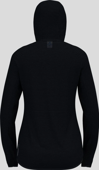 Odlo Ascent Midlayer Hooded Zip Funktionsjacke schwarz (Damen)