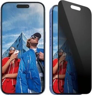 PanzerGlass Privacy Screen Protector Ultra-Wide Fit für Apple iPhone 16