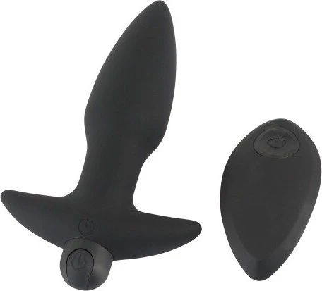 You2Toys Black Velvets Analplug + Vibe (05969140000)