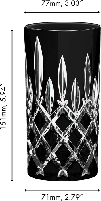 Riedel Laudon Highball Trinkglas schwarz