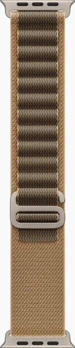 Apple Watch Ultra 4 natur mit Alpine Loop Medium wüstensand