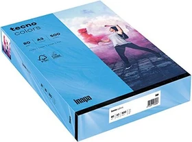 inapa tecno colors Universalpapier intensivblau, A3, 80g/m², 500 Blatt