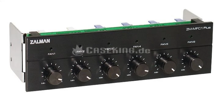 Zalman ZM-MFC1 Plus schwarz, 5.25" Lüftersteuerung 6-Kanal