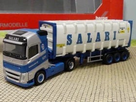 Herpa Volvo FH Gl. 2020 30-ft.-Bulkcontainer-Sattelzug Salari