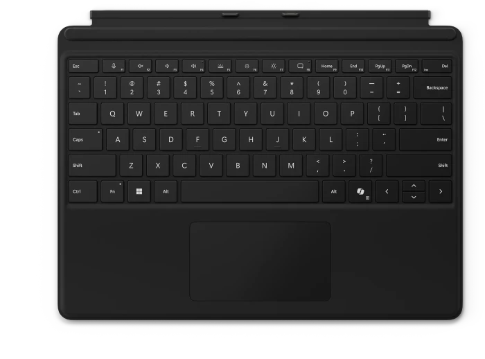 Microsoft Surface Pro Keyboard mit Copilot-Taste, schwarz, DE