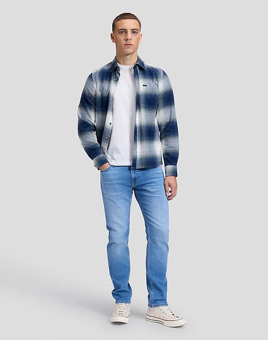 Lee Regular Leesure Hemd langarm dress blues (Herren)