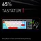 Cherry MX-LP 2.1 Compact Wireless, weiß, MX LOW PROFILE RGB SPEED, USB/Bluetooth, DE Vorschaubild