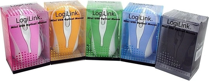 LogiLink Optical Mini Mouse pink, USB
