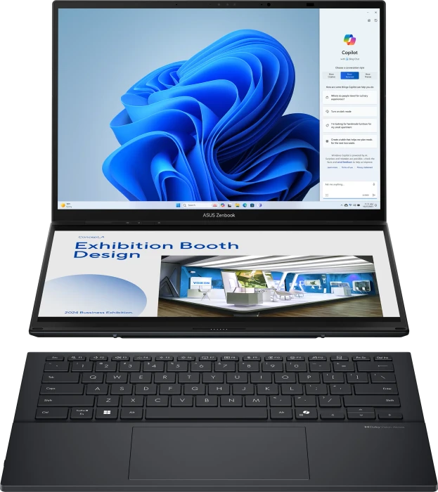 ASUS Zenbook Duo OLED UX8406CA-QL055W, Core Ultra 9 285H, 16GB RAM, 1TB SSD, DE