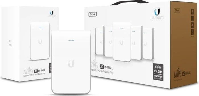 Ubiquiti UniFi AP AC In Wall, 5er-Pack