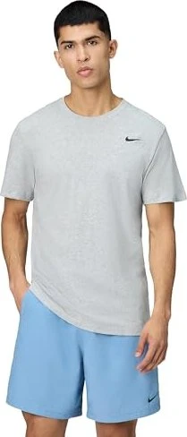 Nike Dri-FIT Funktionsshirt kurzarm dark grey heather/black (Herren)
