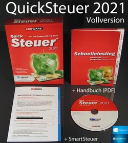Lexware QuickSteuer 2021 (deutsch) (PC) (06810-0077)
