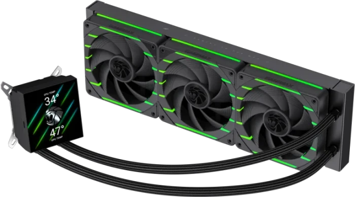 GameMax Hailstorm 360 BK, schwarz