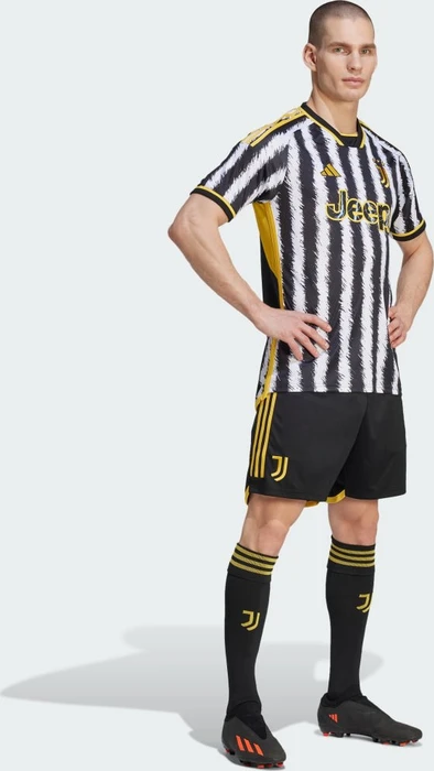 adidas Juventus Turin 2023/2024 Heimshorts black/bold gold (Herren)