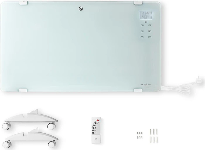 Nedis HTPL20FWT Glas Standkonvektor