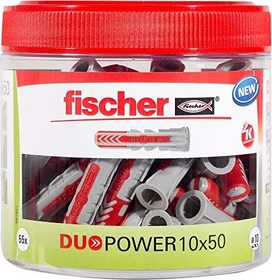 fischer DuoPower 10x50 Universaldübel, 10x50mm, 55 Stück