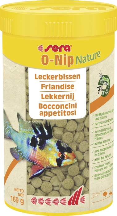 sera O-Nip Leckerbissen als Hafttablette, 169g, 250ml