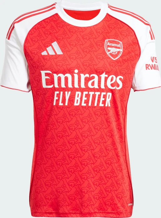 adidas FC Arsenal 2025/2026 Heimtrikot kurzarm better scarlet/white (Herren)