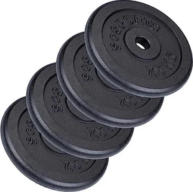 ScSports Gusseisen Hantelscheibe 4x 7.5kg
