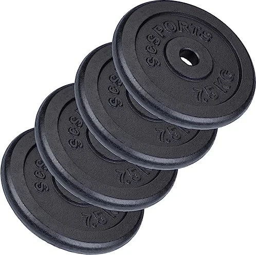 ScSports Gusseisen Hantelscheibe 4x 7.5kg