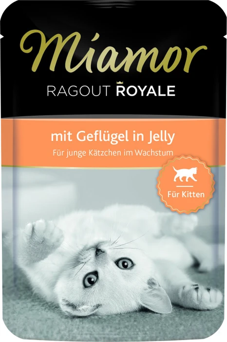 Finnern Miamor Ragout Royal Kitten Geflügel, 2.20kg (22x 100g)