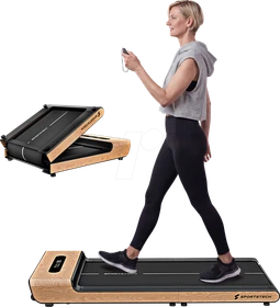 Sportstech WoodPad Pro Laufband hellbraun