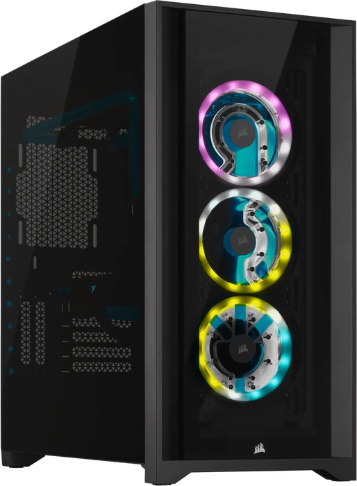 Corsair iCue 5000D RGB Hydro X, schwarz, Glasfenster