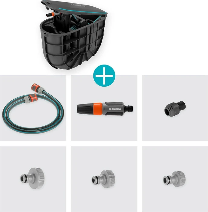 Gardena RollUp M Undercover-Schlauchbox, 20m