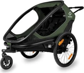 Hamax Outback Twin Fahrradanhänger grün