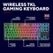 Trust Gaming GXT 1831 Dothix Wireless TKL, schwarz, LEDs RGB, USB, UK Vorschaubild