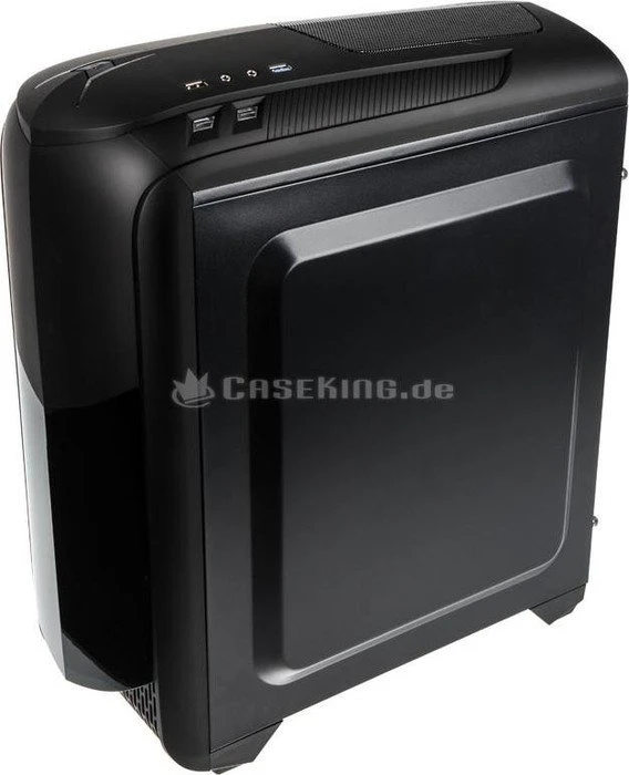 Kolink Aviator M schwarz, Acrylfenster
