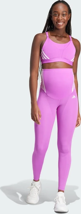 adidas Powerimpact Luxe Medium-Support Maternity Sport-BH purple burst (Damen)