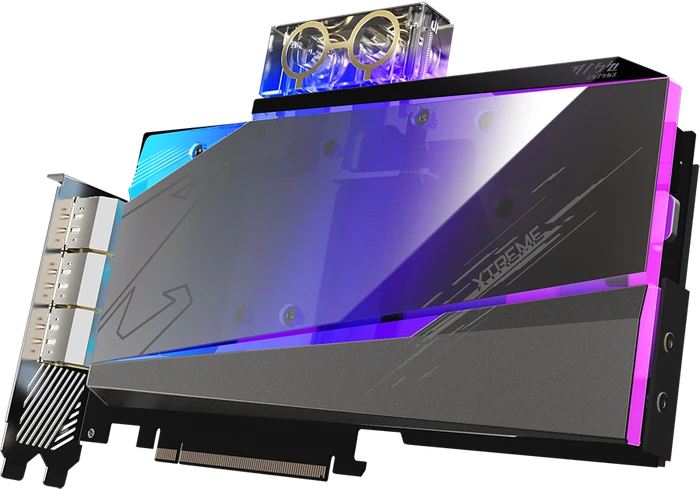GIGABYTE AORUS GeForce RTX 3080 Xtreme Waterforce WB 10G (Rev. 1.0), 10GB GDDR6X, 3x HDMI, 3x DP