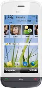 Nokia C5-05 white graphite