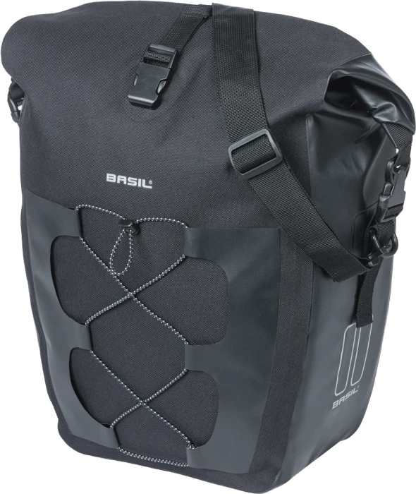 Basil Navigator Waterproof L MIK Hooks Gepäcktasche schwarz
