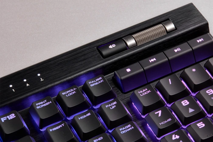 Corsair Gaming K70 RGB MK.2 Low Profile Rapidfire, MX LOW PROFILE RGB SPEED, USB, DE