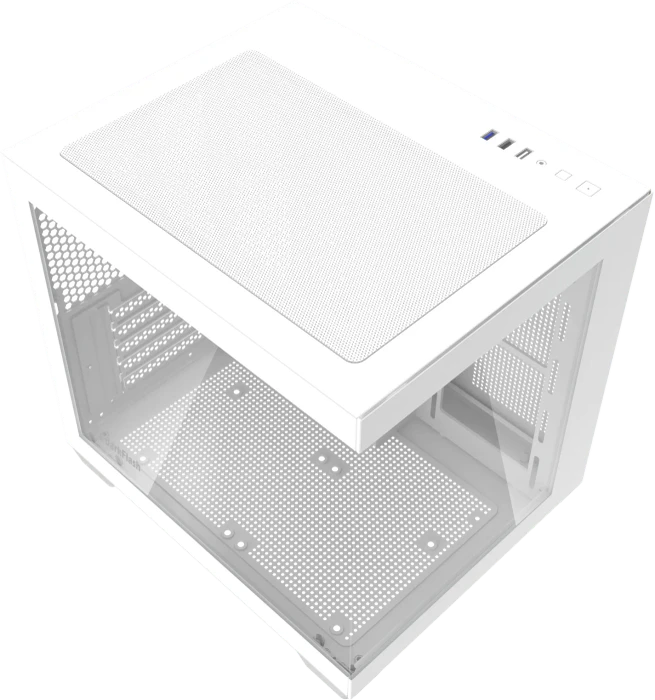 DarkFlash C275P White, Glasfenster