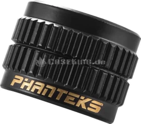 Phanteks Glacier F-F Verbinder G1/4" schwarz (PH-FFA_BK_G1/4)