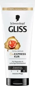 Schwarzkopf Gliss Total Repair 1-Minute Express Kur, 200ml