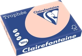 Clairefontaine Trophée Universalpapier matt lachs, A3, 160g/m², 250 Blatt