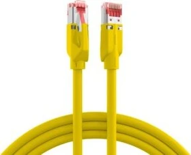 EFB Elektronik PUR Superflex Industrial-Patchkabel schleppkettentauglich, Cat5e, S/UTP, RJ-45/RJ-45, 1m, gelb