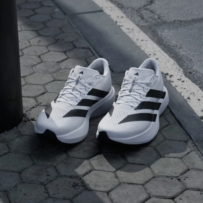 adidas Adizero Pacer cloud white/core black/crystal white (Herren)