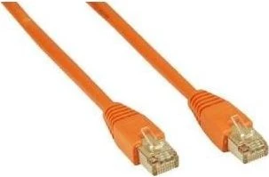 goobay Patchkabel, Cat5e, SF/UTP, RJ-45/RJ-45, 0.5m, orange (93444)