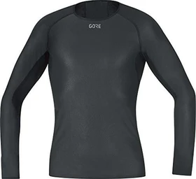 Gore Wear M Gore Windstopper Base Layer Funktionsshirt langarm schwarz (Herren)