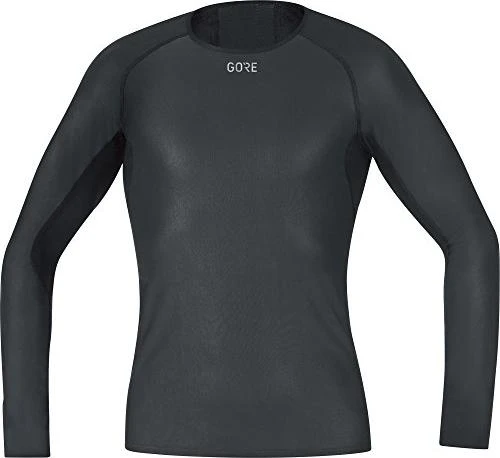 Gore Wear M Gore Windstopper Base Layer Funktionsshirt langarm schwarz (Herren)