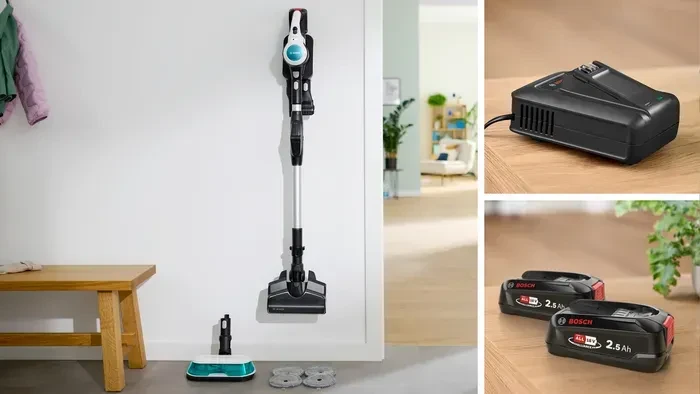 Bosch Unlimited 7 BSS712XHYG ProHygienic Aqua Akku-Handstaubsauger